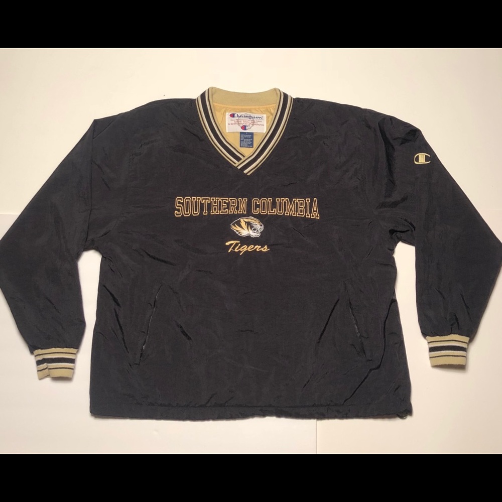 Tigers Southern Columbia Pullover V Neck Windbreak
